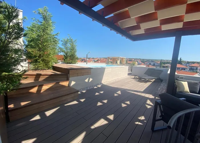 Shell Sky Luxury Penthouse With Private Pool * Задар