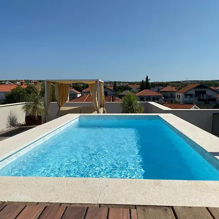 Shell Sky Luxury Penthouse With Private Pool Daire Zadar