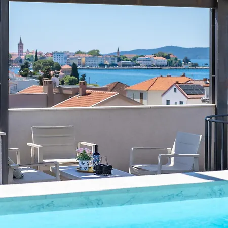 Shell Sky Luxury Penthouse With Private Pool Apartman Zadar