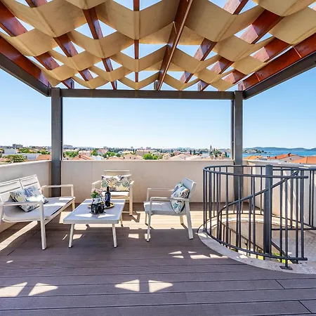 Shell Sky Luxury Penthouse With Private Pool Apartman Zadar