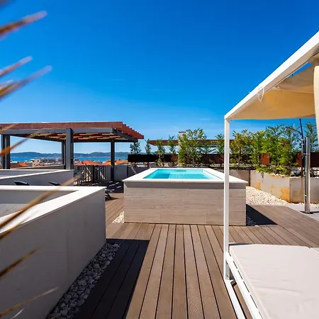 Shell Sky Luxury Penthouse With Private Pool Apartman Zadar