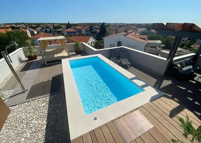 Shell Sky Luxury Penthouse With Private Pool * Zadar